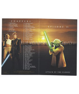 Star Wars Attack of the Clones DVD Insert only and 2 Insert Advertisemen... - £4.68 GBP