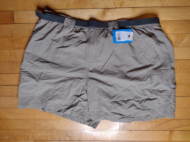Columbia Shorts Womens 3X Plus Size Gray Sandy River Cargo Hiking Belted - £19.80 GBP