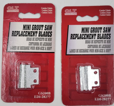 Marshalltown Carbide Grit Mini Grout Saw Replacement Blades (2 Pack) Lot of 2  - £8.66 GBP
