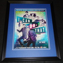 I Can Do That 2015 NBC Framed 11x14 ORIGINAL Advertisement Joe Jonas Ciara - £27.68 GBP