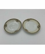 antique noritake chelsea 2 saucer plates - $283.11 MXN