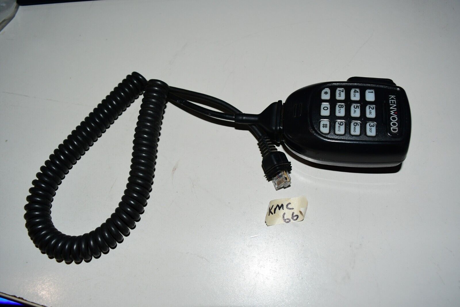 KENWOOD KMC-66 8 PIN MODULAR 12 KEY KEYPAD MICROPHONE RARE W3B - $60.97