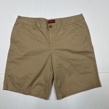 Merona Women Size 6 (Measure 30x9) Light Brown Chino Utility Shorts - $10.03