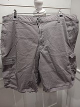 Izod Men Size 42 Gray Cargo Shorts - £9.38 GBP