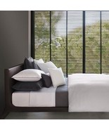 Hugo Boss Yves Delorme Spirit  Jacquard Stripe 3P White King Duvet cover... - $484.94 CAD