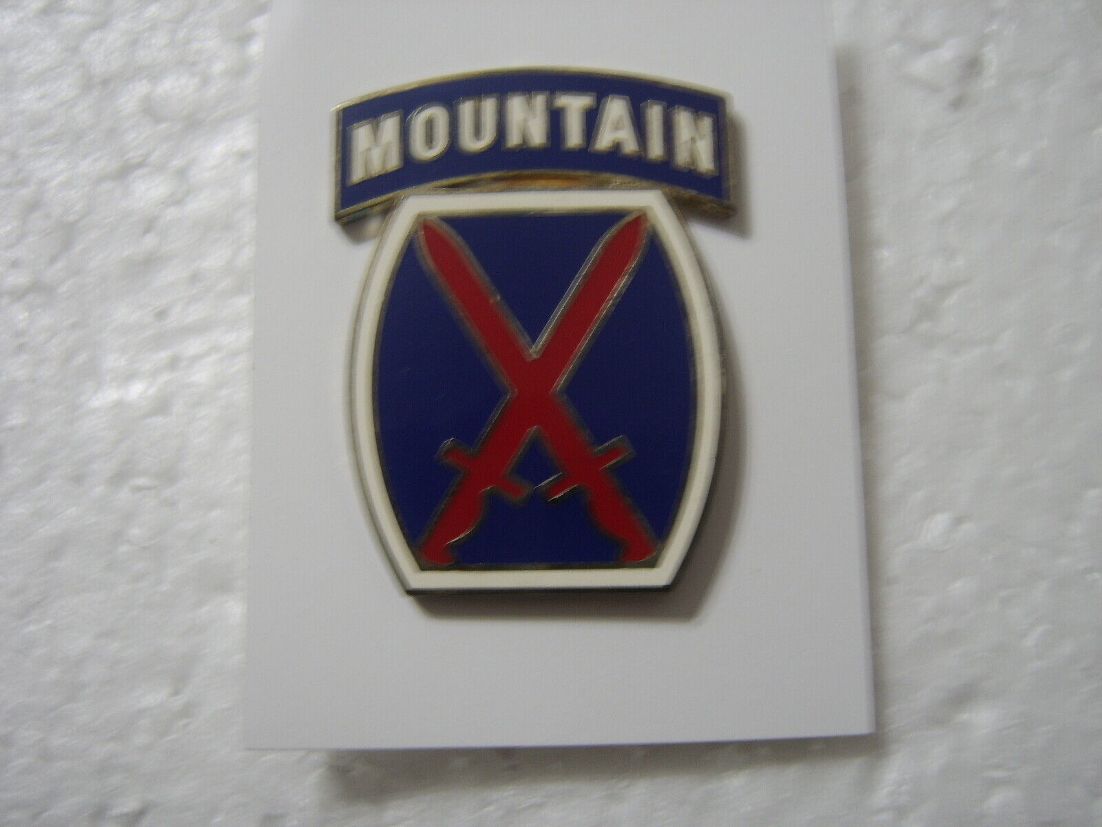 10th MOUNTAIN DIVISION  COMBAT SERVICE IDENTIFICATION BADGE - ARMY CSIB NIP - $16.00