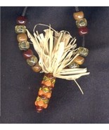 INDIAN CORN PENDANT NECKLACE-Thanksgiving Fall Harvest Jewelry - £5.49 GBP