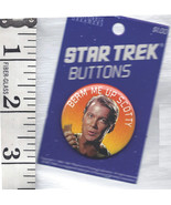 Star Trek Beam Me Up Scotty, Captain Kirk, Spock, Enterprise 1&quot; Pin Buttons - £12.77 GBP