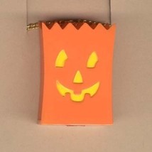 JACK-O-LANTERN TREAT BAG NECKLACE-Cute Halloween Pumpkin Jewelry - $3.97