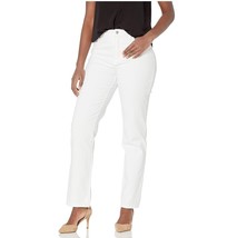 Gloria Vanderbilt Womens 4 White Soft Touch Tapered Leg Denim Jeans NWD ... - $365.47 MXN