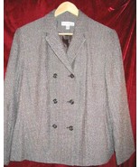 Womens Dress Barn DressBarn Brown Career Suit Jacket 14W 14 W - £30.50 GBP