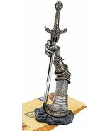 Ebros Medieval Knight Suit Of Armor &amp; Excalibur Sword Letter Opener Figu... - €22,16 EUR