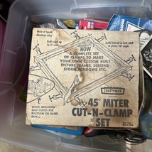 Vintage Sears Craftsman 45 Degree Miter Cut-N-Clamp Set in Box - £19.97 GBP