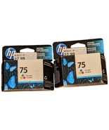 Genuine HP 75XL Tri-Color Ink Cartridge Sealed Cartridges 2 (Warranty ex... - £19.48 GBP