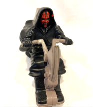 Star Wars 1999 Darth Maul Speeder Bike with T-Stick Action Figure - $9.49