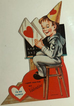 Vintage 1950s Valentines I’m No Dunce I Want You For My Valentine Box2 - $5.93