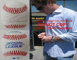 Josh Hamilton Texas Rangers LA Angels Reds signed autographed baseball COA proof - £62.29 GBP