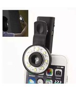Picture Perfect Selfie Clip On LED Light With 4X Wide Angle Lens - $73.94 CAD