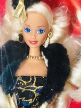 Mattel Golden Winter Barbie Doll 1993 NRFB 10684 Vintage Evening Elegance Series - $41.58