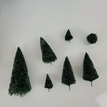 Dept 56 Christmas Village Animated Skating Pond Replacement Sisal Trees 5229-9 - £20.08 GBP