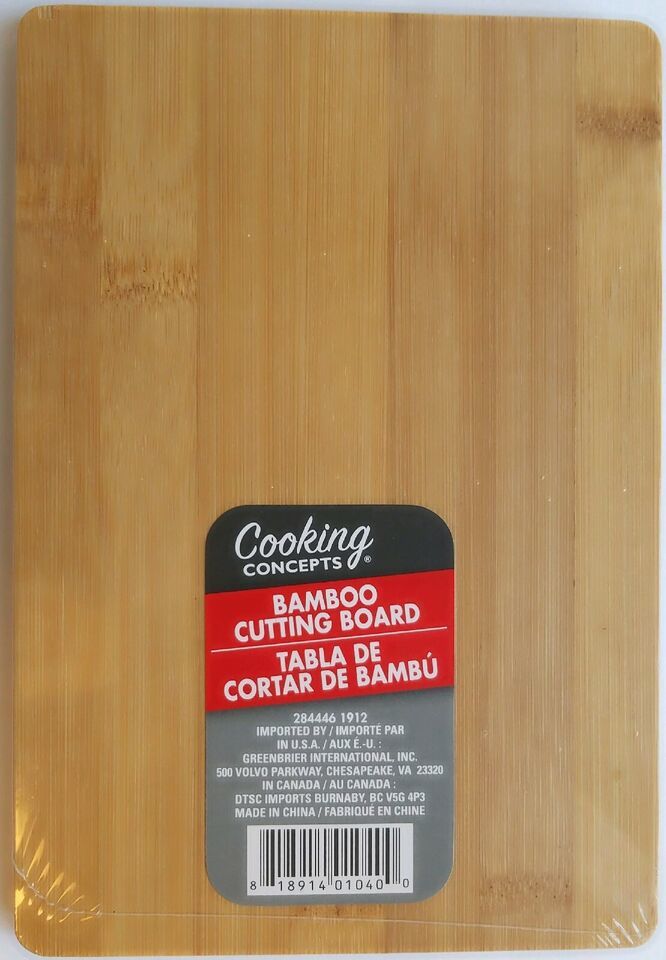 Kitchen Bamboo Cutting Board Double Sided 6"x8.5" - $3.95