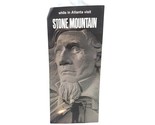 Vintage Atlanta Stone Mountain Pamphlet Brochure - £7.78 GBP
