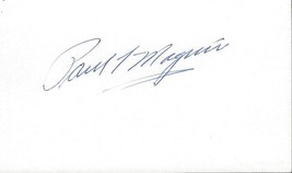 Paul Maguire Signed 3x5 Index Card Chargers The Citadel ESPN - £27.77 GBP