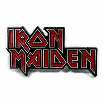 Iron Maiden Logo Lapel Pin Red - £11.77 GBP