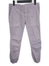 Nili Lotan 111/88 Size 6 Lavender/ Purple Cropped Jogger Military Pants  - £86.04 GBP