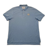 Southern Tide North Carolina Short Sleeve Polo Shirt Light Blue Mens XL Golf - £13.92 GBP