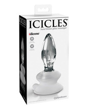 Icicles No. 91 Luxurious Hand Blown Glass Plug Massager - $39.59