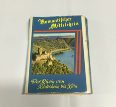 Vintage picture photo  booklet Rudesheim to Koln tourist travel souvenir - €17,15 EUR