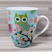 Nicole Brayden Gifts Multicolor Owl 10 fl. oz. Stoneware Coffee Mug Cup - £14.43 GBP