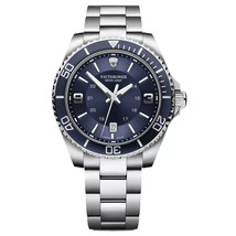 Victorinox Men&#39;s Maverick Large Blue Dial Watch - 242007 - £348.99 GBP