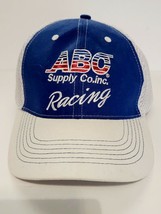 NEW!! ABC Supply Co Inc Racing Hat / Cap -AJ Foyt Racing #14 - Blue and Red - $12.59
