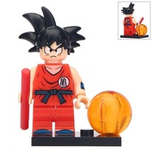 Young Goku Dragon Ball Z Super Saiyan Minifigures Block Toy Gift - £2.38 GBP