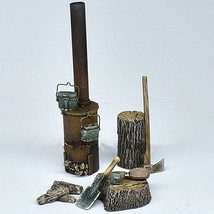 1/35 Resin Model Kit Wood Potbelly Stove WW2 Unpainted - £6.35 GBP