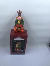 Hallmark Disney Ornament Bouncy Baby Sitter 1998 Tigger &amp; Roo Winnie Pooh - £5.17 GBP