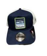 NWT New Seattle Seahawks New Era 9Forty Patch Logo Gradient Trucker Snap... - £18.65 GBP