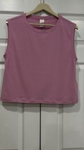 Lole Ladies Baby Pink Sleeveless Tank Top Size Medium Leisure Comfy Exer... - $8.28
