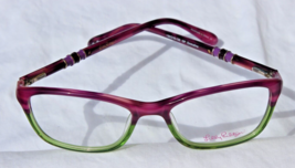 New – Lily Pulitzer Emmaline Grape Lime Optical Eyeglass Frames 50-16-135 - £54.99 GBP