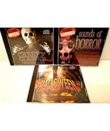 SOUNDS OF HALLOWEEN, SOUNDS OF HORROR AND CREEPY CLASSICS CDS - £13.59 GBP