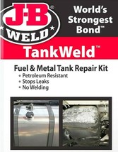 TankWeld Repair KIT Gas Fuel Metal Tank &amp; oil pan Stop Leak EPOXY J-B WELD 2110 - £40.65 GBP