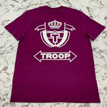 Men&#39;s Troop Purple | White Short Sleeve T-Shirt NWT - £37.74 GBP