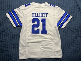 NFL Nike On Field Dallas Cowboys Football Jersey Ezekiel Elliott Youth XL White - £15.90 GBP