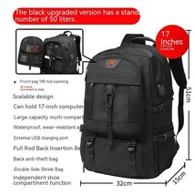 50L 80L Large Travel Backpack Men Casual Separate Shoe Compartment Business Bag  - £59.83 GBP