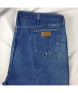 Wrangler 13MWZ &quot;Read Listing &quot;Blue Jeans Mens  Light Stains Actual Size ... - £7.48 GBP