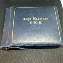 Vintage Antique 1942 John Harrigan High School Zippered Autograph Album Photos - £18.83 GBP
