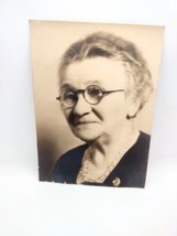 Vintage Sweet Grandma Tinted Photograph Picture Elderly Lady Glasses Jewelry  - £9.48 GBP