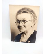 Vintage Sweet Grandma Tinted Photograph Picture Elderly Lady Glasses Jew... - £9.47 GBP
